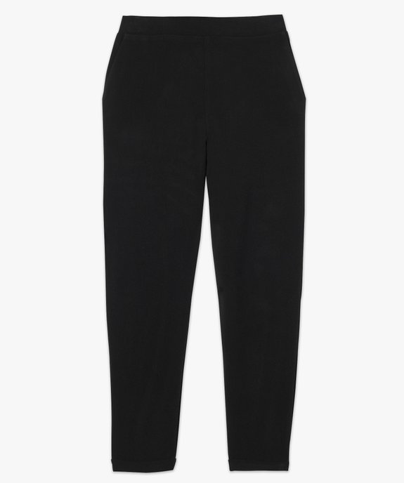 Pantalon 7/8ème uni vue4 - GEMO(FEMME PAP) - GEMO