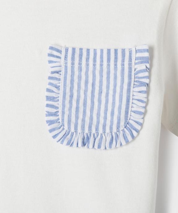 Ensemble 2 pièces tee-shirt + short bébé fille vue2 - GEMO(BEBE DEBT) - GEMO