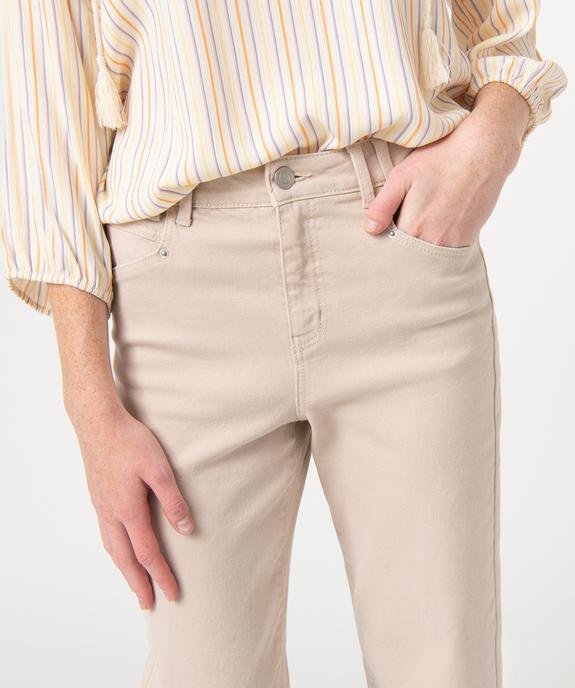 Jean femme droit longueur 7/8ème vue2 - GEMO 4G FEMME - GEMO