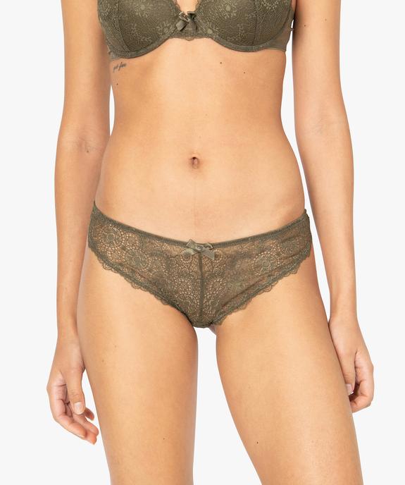 Culotte femme en dentelle et tulle (lot de 2) vue1 - GEMO(HOMWR FEM) - GEMO