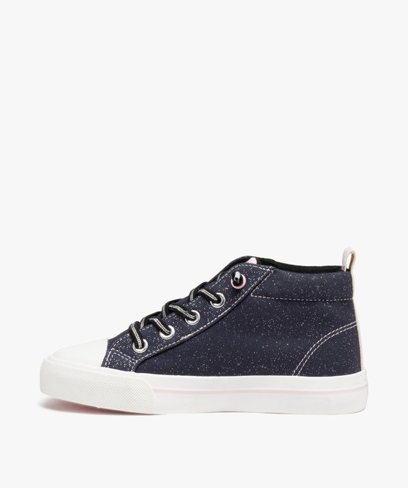 Baskets fille mid-cut déperlantes  vue3 - GEMO (ENFANT) - GEMO