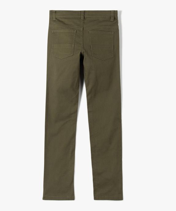 Pantalon garçon style jean slim 5 poches vue3 - GEMO 4G GARCON - GEMO