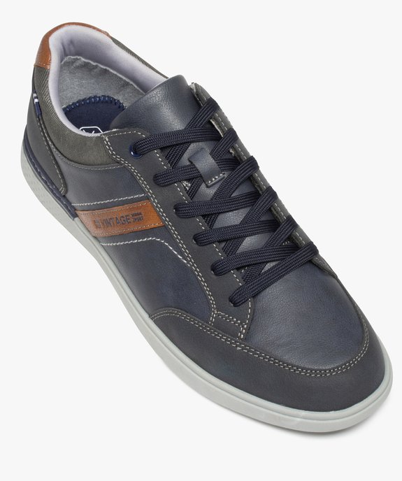 Baskets homme style classique à lacets vue5 - GEMO (CASUAL) - GEMO