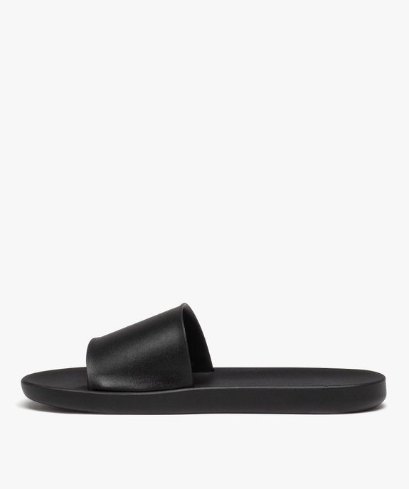 Mules de piscine femme unies à bandeau large - Copacabana vue3 - COPACABANA - GEMO