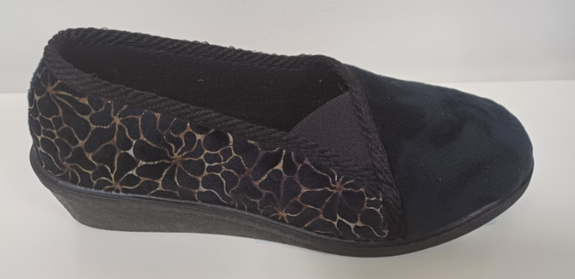 Chaussons enveloppants dessus velours femme vue1 - G'FLEX GEMO FOR GOOD - GEMO