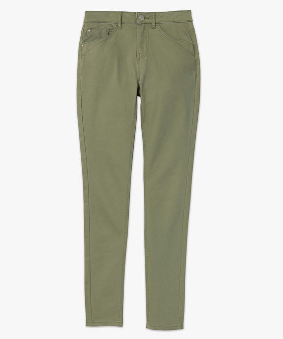 Pantalon coupe Slim taille normale femme vue4 - GEMO 4G FEMME - GEMO