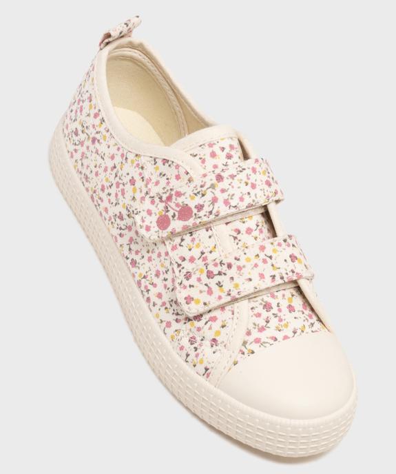 Baskets fille en toile à paillettes avec double scratch vue5 - LOVELY WINGS GEMO FOR GOOD - GEMO