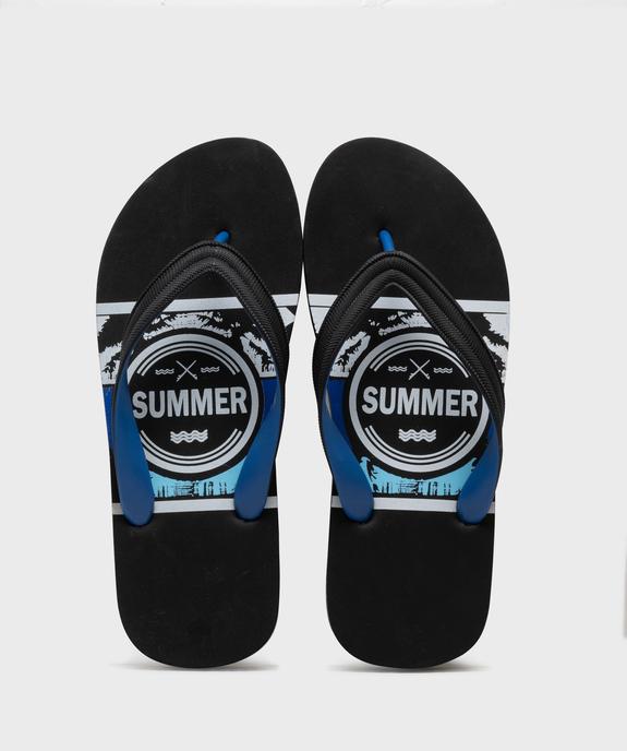 Tongs imprimés homme vue1 - GEMO (PLAGE) - GEMO