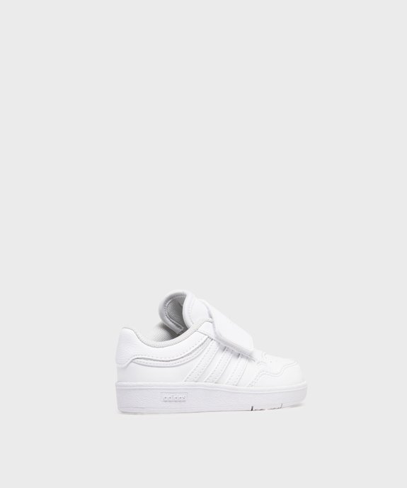 Baskets basses à scratch Hoops garçon - Adidas vue4 - ADIDAS - GEMO