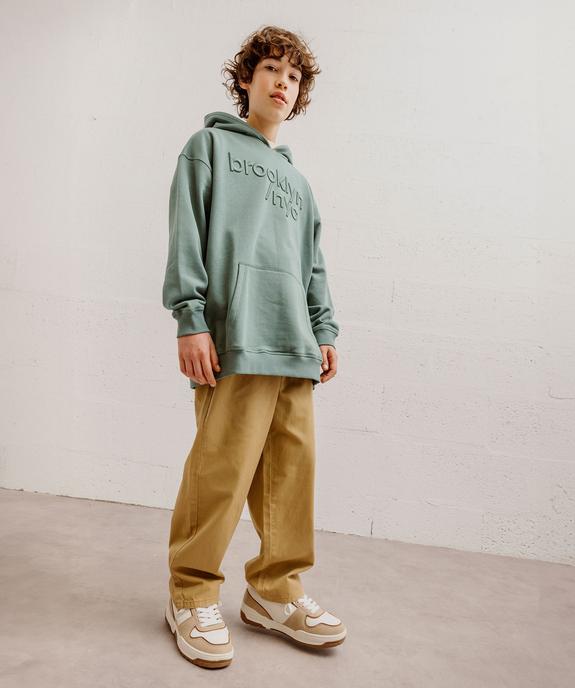 Sweat à capuche avec motif garçon vue6 - GEMO (JUNIOR) - GEMO