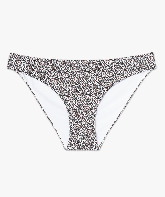 Bas de maillot de bain femme imprimé forme culotte vue4 - GEMO (PLAGE) - GEMO