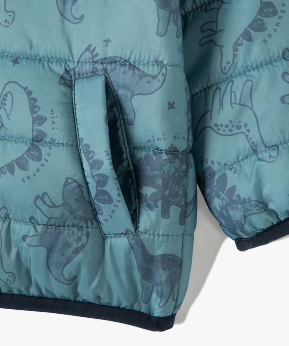 Doudoune bébé garçon à capuche et détails contrastants vue2 - GEMO 4G BEBE - GEMO