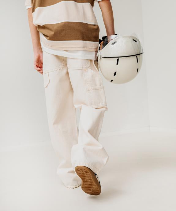 Jean super baggy avec taille ajustable garçon vue5 - GEMO (JUNIOR) - GEMO
