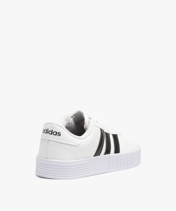 Baskets femme bicolores à lacets – Adidas Courtbold vue4 - ADIDAS - GEMO