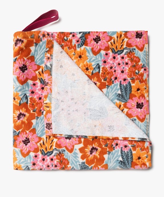 Serviette de plage en velours éponge avec élastique femme vue2 - GEMO (ACCESS) - GEMO