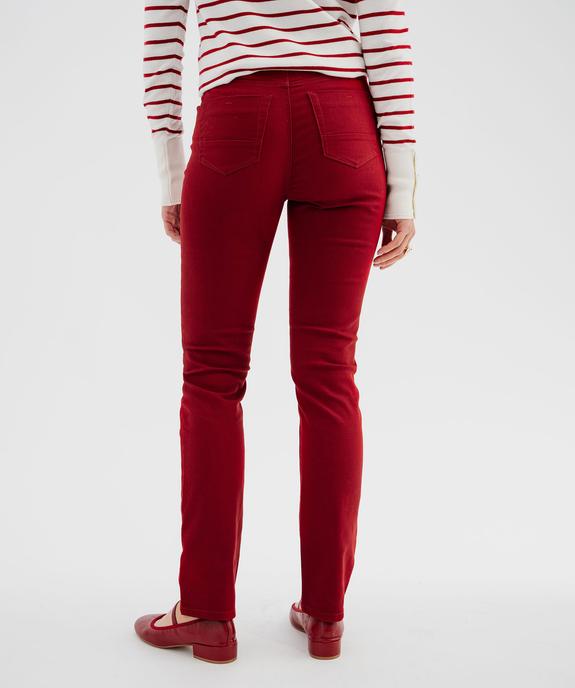 Pantalon coupe Regular taille normale femme vue3 - GEMO 4G FEMME - GEMO