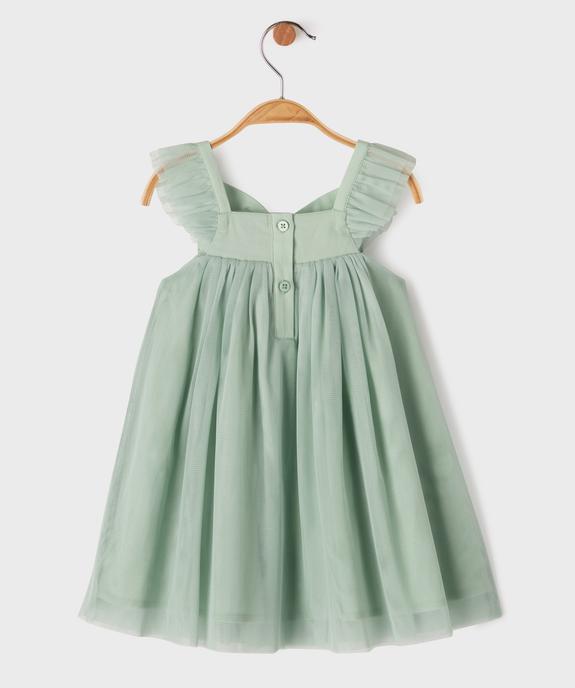 Robe sans manches en tulle bébé fille vue3 - GEMO(BEBE DEBT) - GEMO