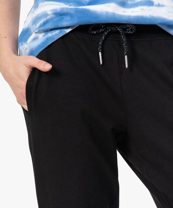 Pantalon de jogging femme longueur mollets vue2 - GEMO(FEMME PAP) - GEMO