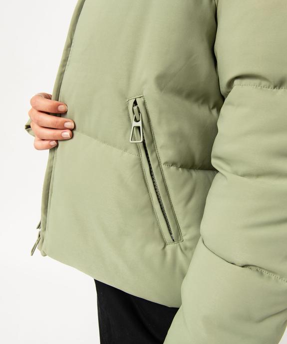Doudoune à col montant et zips fantaisie femme vue2 - GEMO 4G FEMME - GEMO