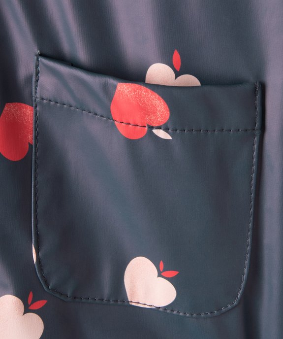 Imperméable bébé fille à motif coeurs doublé polaire vue3 - GEMO(BEBE DEBT) - GEMO