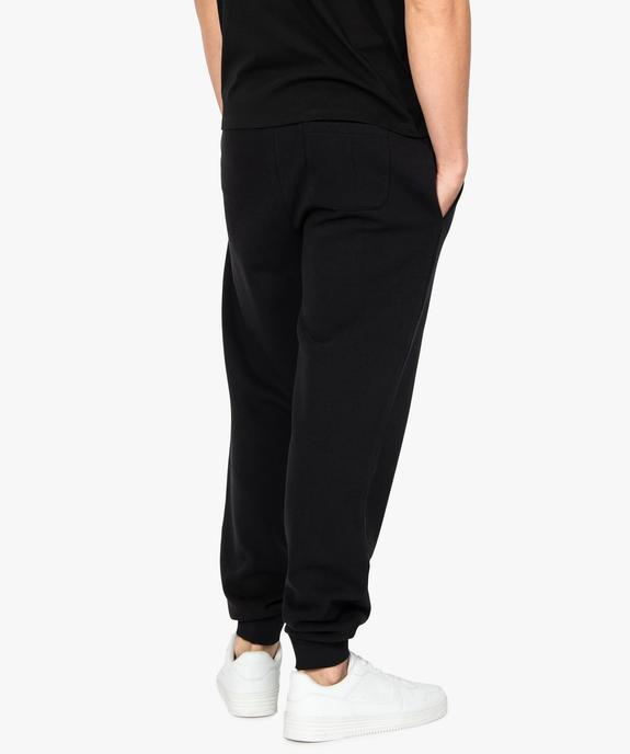 Jogging homme en molleton vue3 - GEMO 4G HOMME - GEMO