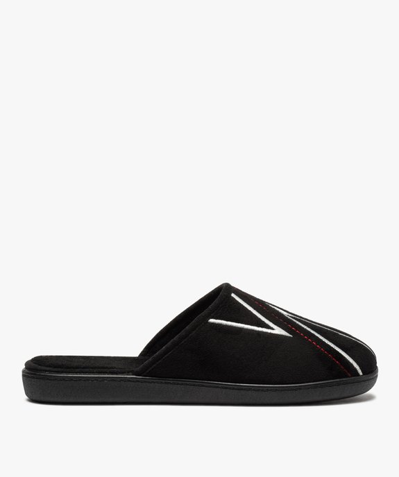 Chaussons homme mules à surpiqûres contrastantes vue1 - GEMO(HOMWR HOM) - GEMO
