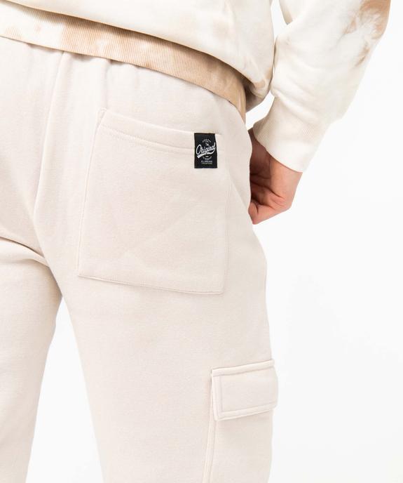 Pantalon de jogging homme molletonné vue2 - GEMO (HOMME) - GEMO