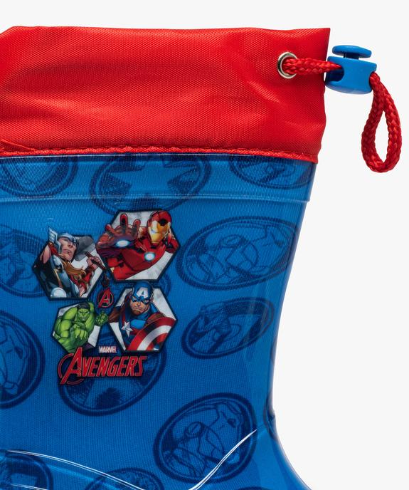 Bottes de pluie garçon à col ajustable – Avengers vue6 - AVENGERS - GEMO