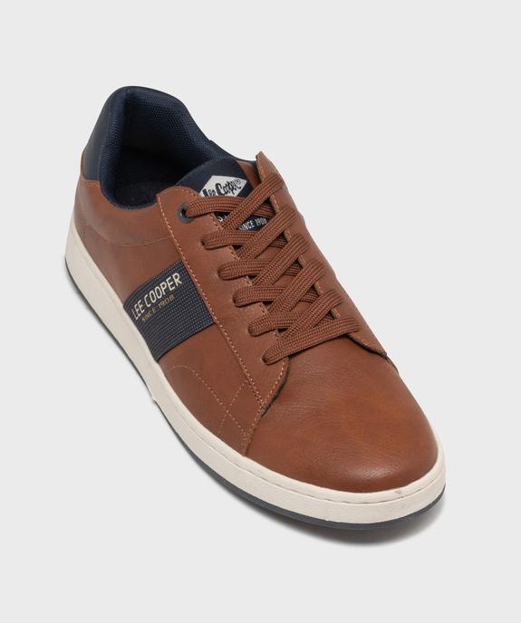 Baskets basses à lacets avec semelle contrastante homme - Lee Cooper vue5 - LEE COOPER - GEMO