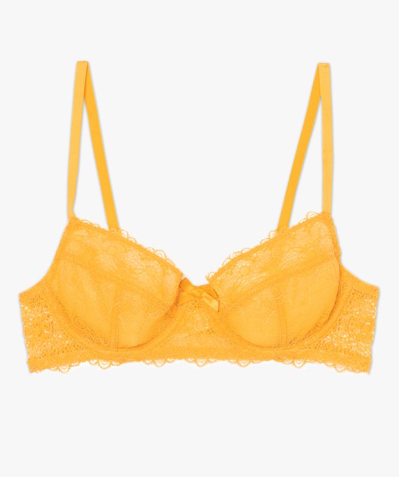 Soutien-gorge femme en dentelle avec armatures vue4 - GEMO(HOMWR FEM) - GEMO