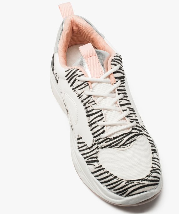 Dad shoes* femme à motif animalier vue5 - GEMO (SPORTSWR) - GEMO