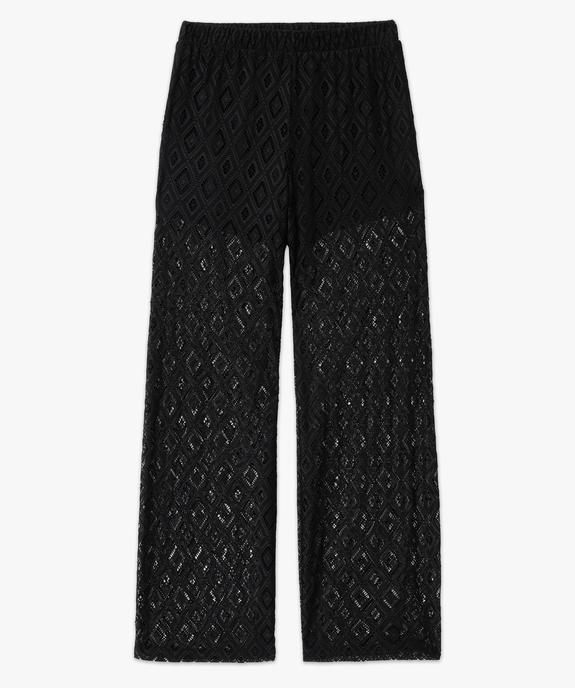 Pantalon de plage en dentelle femme vue4 - GEMO 4G FEMME - GEMO