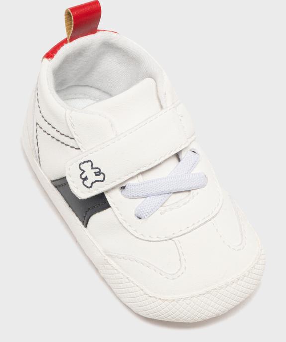 Chaussons de naissance look sneakers bébé - LuluCastagnette vue5 - LULU CASTAGNETTE GEMO FOR GOOD - GEMO