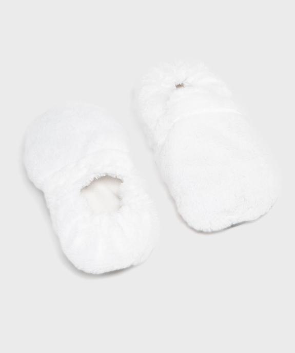 Chaussons bouillotte à chauffer au micro-ondes vue2 - AUTRES MARQUES - GEMO