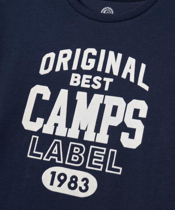 Tee-shirt manches longues effet 2-en-1 imprimé garçon - Camps United vue2 - CAMPS GEMO FOR GOOD - GEMO