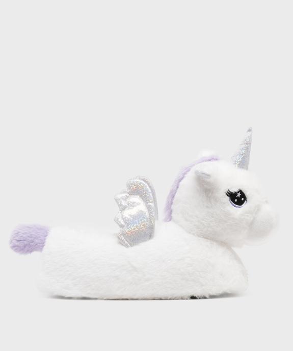Chaussons 3D licorne femme vue1 - GEMO(HOMWR FEM) - GEMO