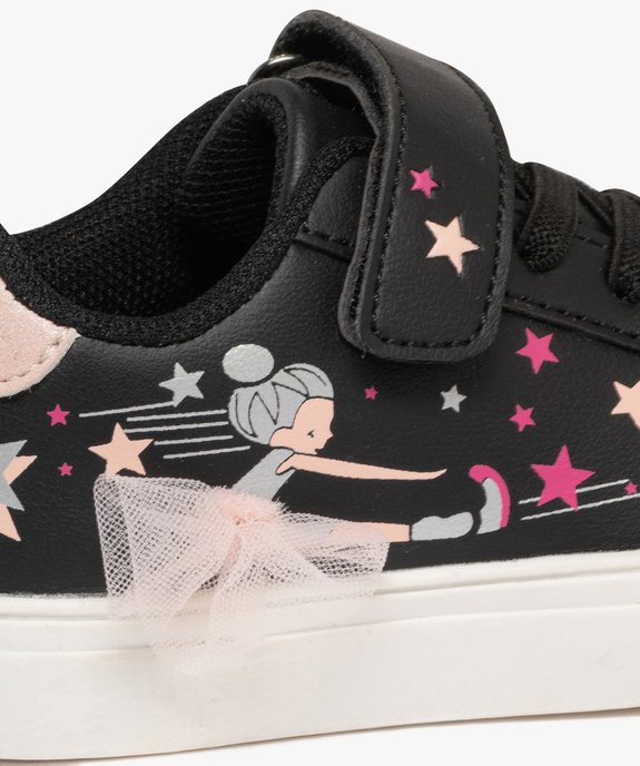 Baskets à lacets élastiques et scratch motif danseuse bébé fille vue7 - LOVELY WINGS - GEMO