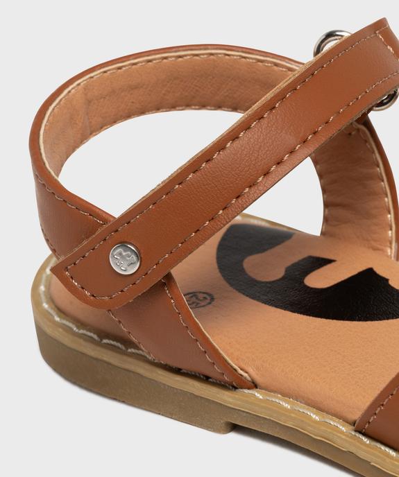 Sandales à bride scratch fille - LuluCastagnette vue6 - LULUCASTAGNETTE - GEMO