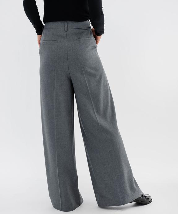 Pantalon à pinces coupe large femme vue3 - GEMO(FEMME PAP) - GEMO