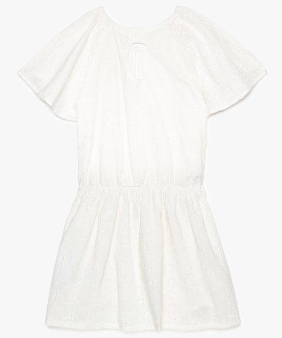 Robe fille à taille élastiquée et ouverture dans le dos vue3 - GEMO (ENFANT) - GEMO