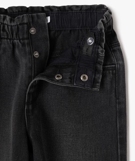 Jean slouchy à taille haute ajustable fille vue2 - GEMO (ENFANT) - GEMO
