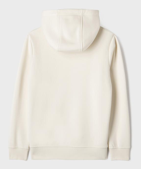 Sweat molletonné à capuche garçon vue4 - GEMO (JUNIOR) - GEMO