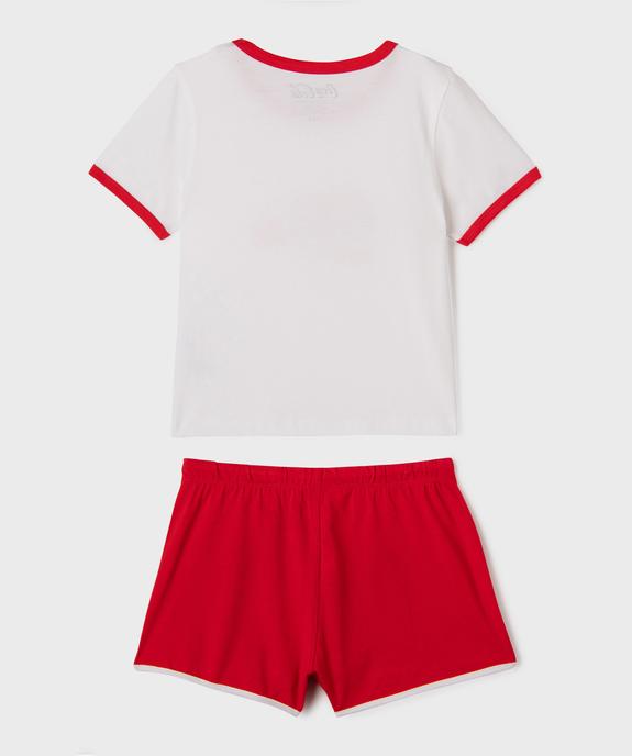 Pyjama bicolore avec inscription Cherry Coke fille - Coca Cola vue4 - COCA COLA - GEMO
