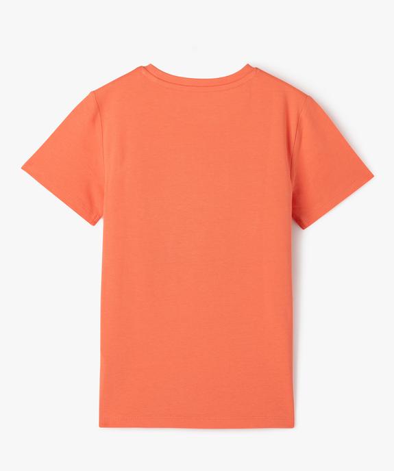 Tee-shirt manches courtes à motif en sequins réversibles garçon vue3 - GEMO 4G GARCON - GEMO