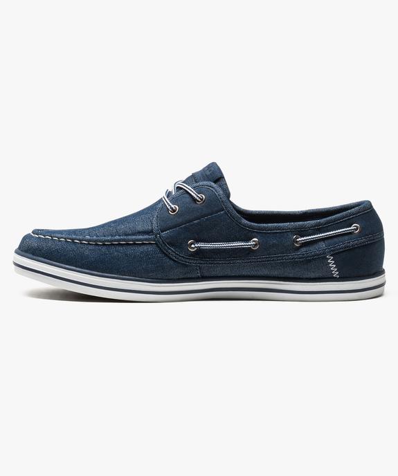 Chaussure Bateau en toile  vue3 - GEMO (CASUAL) - GEMO