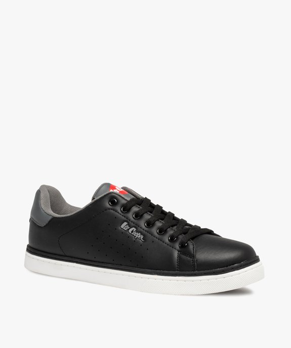 Baskets homme tige basse unie à lacets – Lee Cooper Smart vue2 - LEE COOPER - GEMO