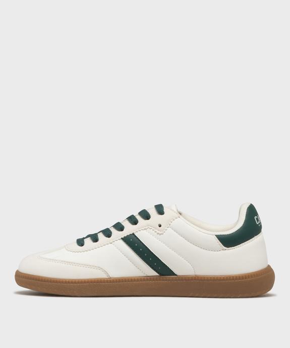 Baskets basses à lacets look rétro femme - Camps United vue3 - CAMPS GEMO FOR GOOD - GEMO