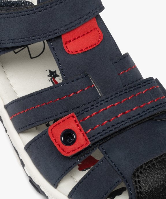 Chaussures ouvertes fermeture scratch garçon - Buggy vue6 - BUGGY - GEMO