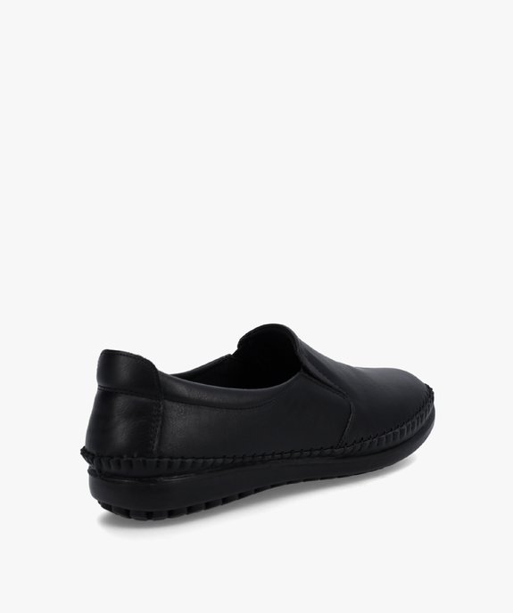 Mocassins femme confort unis souples et légers vue4 - GEMO (CONFORT) - GEMO