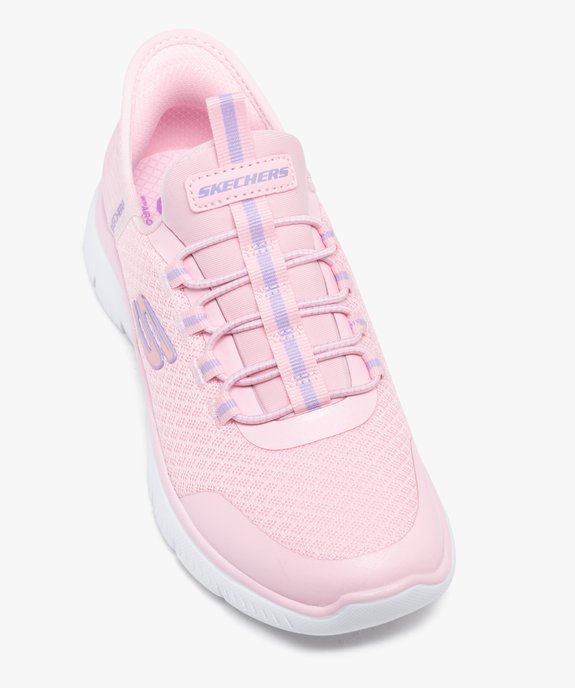 Baskets fille en mesh et à enfiler Slip ins Summits - Skechers vue5 - SKECHERS - GEMO